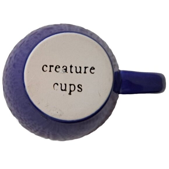 Creature Cup Royal Blue Ceramic Coffee Mug Peek-a-Boo Squirrel - Picture 2 of 8